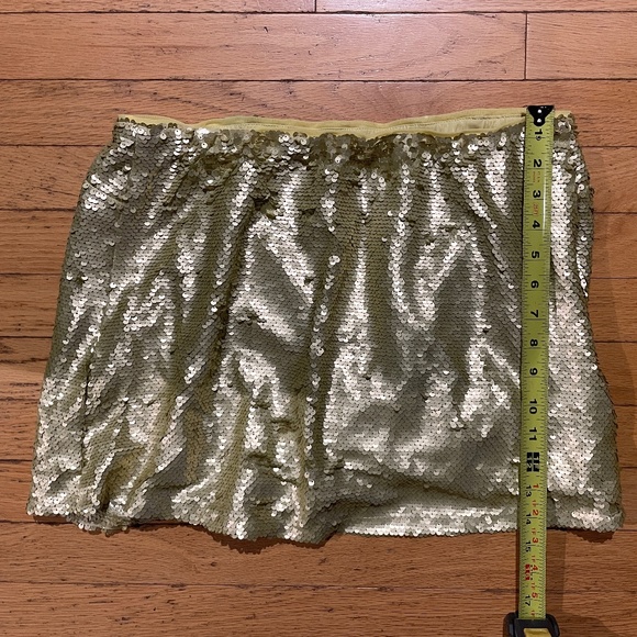 Brand New Anthropologie Gold Sequinned Bandeau Tube Top - Picture 13 of 16